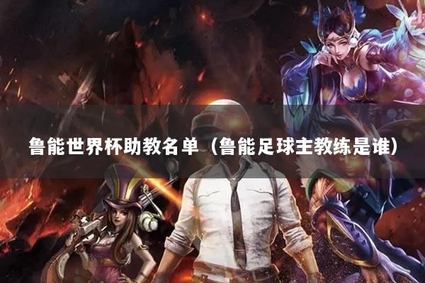 鲁能世界杯助教名单（鲁能足球主教练是谁）